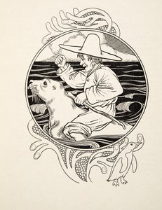 En tam koloni, från A Hundred Anecdotes of Animals, pub. 1924 av Percy J. Billingshurst