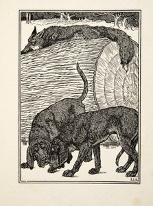 Cunning as a Fox, från A Hundred Anecdotes of Animals, pub. 1924 av Percy J. Billingshurst