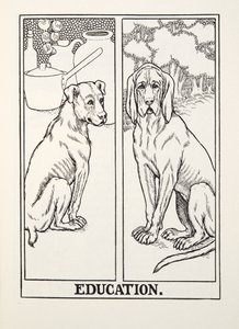 Education, från Fontaine Fables, pub. 1905