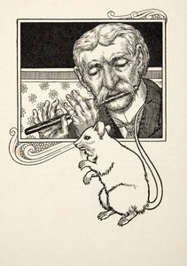 Musikaliska möss, från A Hundred Anecdotes of Animals, pub. 1924 av Percy J. Billingshurst