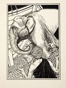 Noble Perseverance, från A Hundred Anecdotes of Animals, pub. 1924 av Percy J. Billingshurst