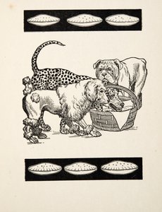 Av två ondska som väljer det minsta, från Hundra anekdoter av djur, pub. 1924 (gravyr) av Percy J. Billingshurst