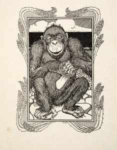 Oyster-öppning, från A Hundred Anecdotes of Animals, pub. 1924 av Percy J. Billingshurst