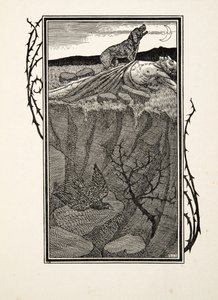 Sabinus och hans hund, från A Hundred Anecdotes of Animals, pub. 1924 av Percy J. Billingshurst