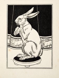 Tame Hares, från A Hundred Anecdotes of Animals, pub. 1924 av Percy J. Billingshurst