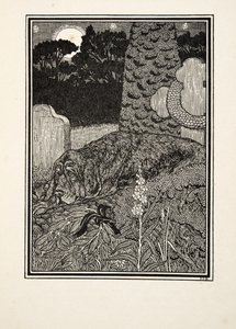 Hunden av Montargis, från Hundra anekdoter av djur, pub. 1924 av Percy J. Billingshurst