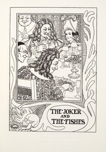 Jokern och fiskarna, från Fontaine Fables, pub. 1905 (gravyr) av Percy J. Billingshurst