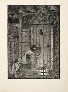 Newfoundland Dog, från Hundra anekdoter av djur, pub. 1924 av Percy J. Billingshurst
