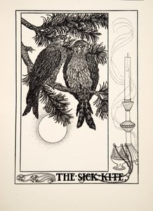 The Sick Kite, från A Hundred Fables of Aesop, pub.1903