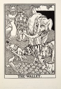 The Wallet, från Fontaine Fables, pub. 1905 av Percy J. Billingshurst