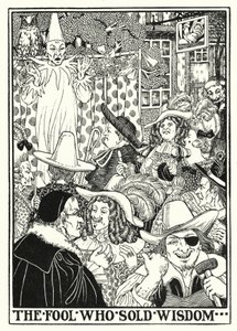 Fables of La Fontaine: Dåren som sålde visdom (litho)