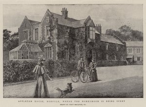 Appleton House, Norfolk, där smekmånaden tillbringas av Percy Macquoid