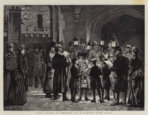 Carol Singing på julafton på Hampton Court Palace