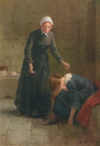 Illustration till Adam Bede av George Eliot (färglitografi)