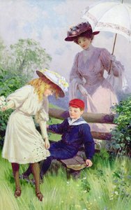 Frön som reser (olja ombord) av Percy Tarrant