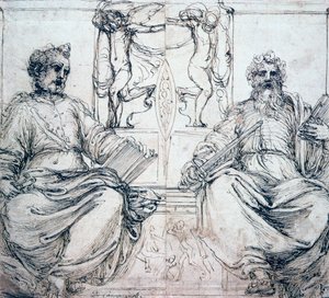 St Pierre och St Paul, 1500-talet. av Perino del Vaga