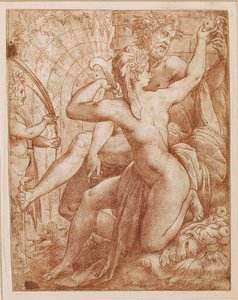 Vertumnus och Pomona, ca. 1527.
