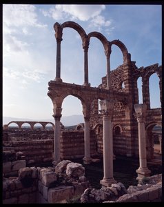 Utsikt över staden, 705-710 e.Kr av Period Umayyad