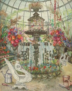 Conservatory Fountain, ca. 1938.