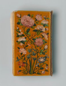 Arabisk bönbok, 1729 (bläck & guld på lackat papper) av Persian School