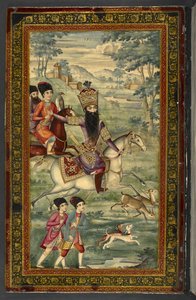 IO Islamic 3558 Porträtt av Fath-Ali Shah Qajar, 