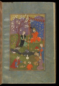 Jamshid i Khurshid, ca 1600 av Persian School