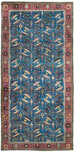 Kirman "vas" matta, sydöstra Persien, mitten av 1600-talet av Persian School