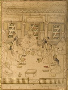 Manuskript av Gulistan av Sadi, 1787 av Persian School