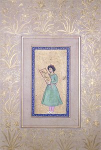 Porträtt av en ungdom, sent 1600-tal av Persian School
