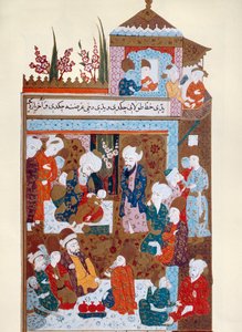 Rumi botar sin äldre son Arif, sent 1500-tal av Persian School