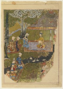 Timur ger en audiens med anledning av sin trontillträde i Balkh, 1436 av Persian School
