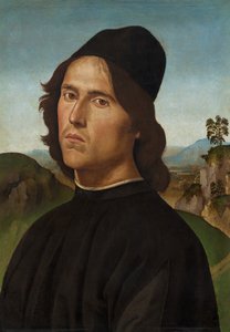 Porträtt av Lorenzo di Credi, 1488.