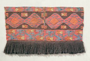 Skjorta av interlock ulltapet, Nazca Culture (textil) av Peruvian School