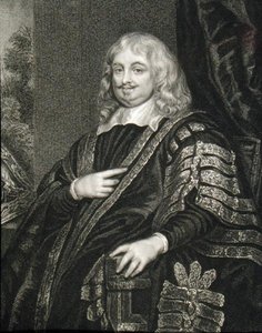 Porträtt av Sir Edward Hyde (1609-74) 1st Earl of Clarendon, från "Lodge