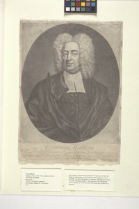 Cotton Mather (bläck) av Peter (after) Pelham