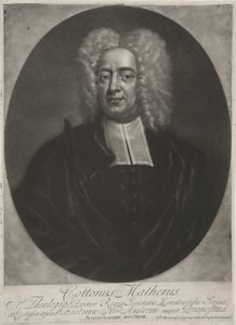 Cotton Mather, pub. 1728 (gravyr) av Peter (after) Pelham