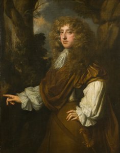 Porträtt av en gentleman av Peter (studio of) Lely
