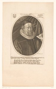 Porträtt av Johann Christoph Schilling av Peter Aubry (II)