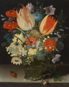 Stilleben med tulpaner, 1623.