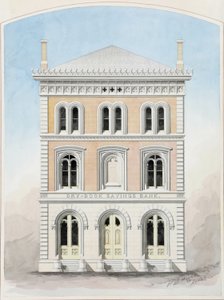 Dry Dock Savings Bank, New York City, New York, Tävling Designritning