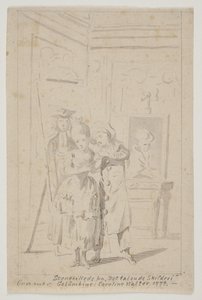 Pierrot och Colombine i "The Talking Painting"