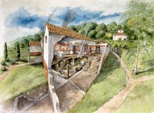 Lullingstone romersk villa, c4th century, c1990-2010