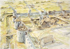 Portchester Castle, sent 900-tal, c1990-2010