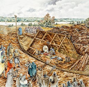 Sutton Hoo skeppsbegravning, 700-talet, 1990-2010