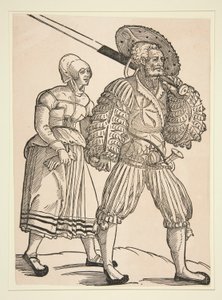 Soldat och fru av Peter Flötner