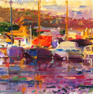 Blå båt, St Tropez