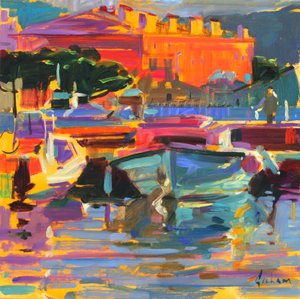Sovbåten, 2012 av Peter Graham (Contemporary)