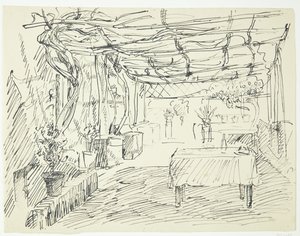 Pergola och pumpar av Peter Hansen