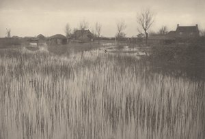 En ruskig strand,1886 (foto) av Peter Henry Emerson