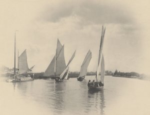 En seglingsmatch på Horning av Peter Henry Emerson